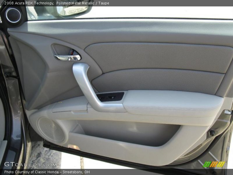 Polished Metal Metallic / Taupe 2008 Acura RDX Technology