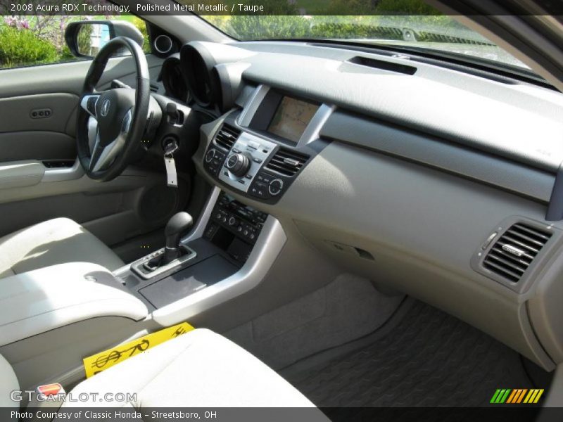 Polished Metal Metallic / Taupe 2008 Acura RDX Technology