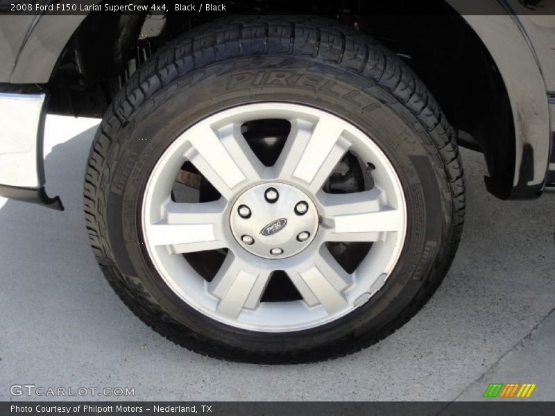 Black / Black 2008 Ford F150 Lariat SuperCrew 4x4