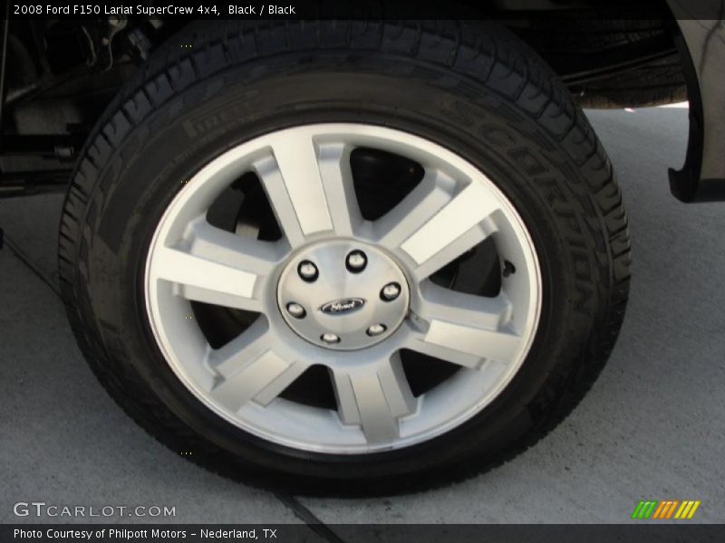 Black / Black 2008 Ford F150 Lariat SuperCrew 4x4