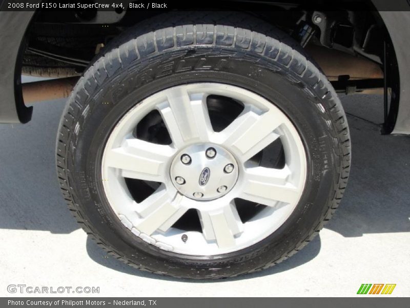 Black / Black 2008 Ford F150 Lariat SuperCrew 4x4