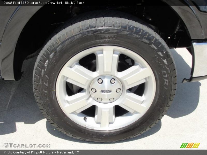 Black / Black 2008 Ford F150 Lariat SuperCrew 4x4