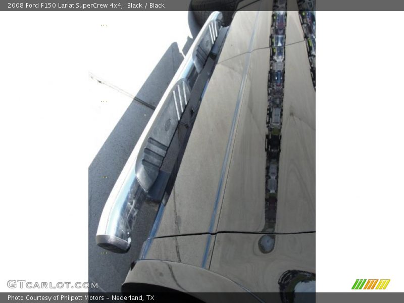Black / Black 2008 Ford F150 Lariat SuperCrew 4x4