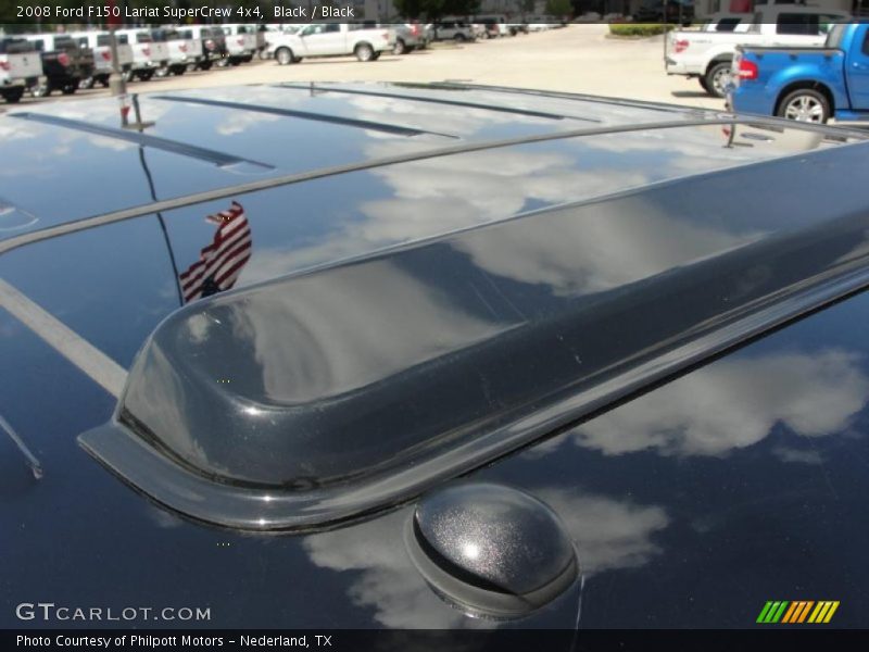 Black / Black 2008 Ford F150 Lariat SuperCrew 4x4