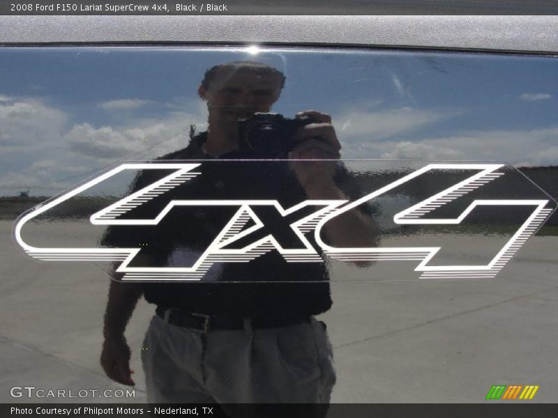 Black / Black 2008 Ford F150 Lariat SuperCrew 4x4