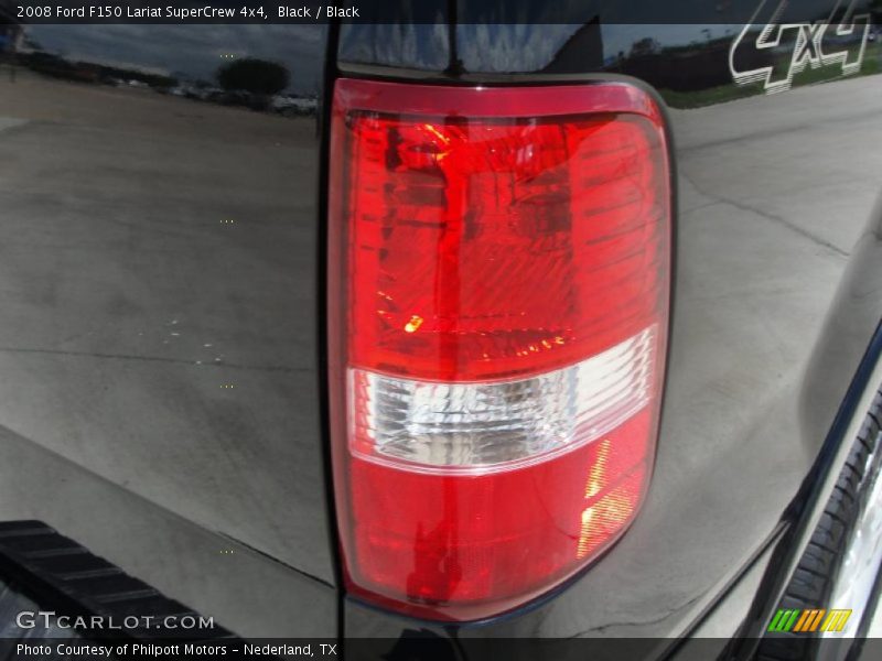 Black / Black 2008 Ford F150 Lariat SuperCrew 4x4