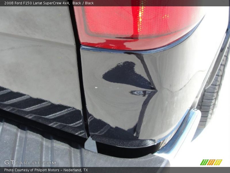 Black / Black 2008 Ford F150 Lariat SuperCrew 4x4