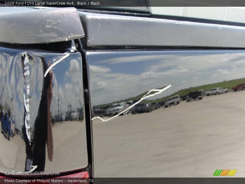 Black / Black 2008 Ford F150 Lariat SuperCrew 4x4