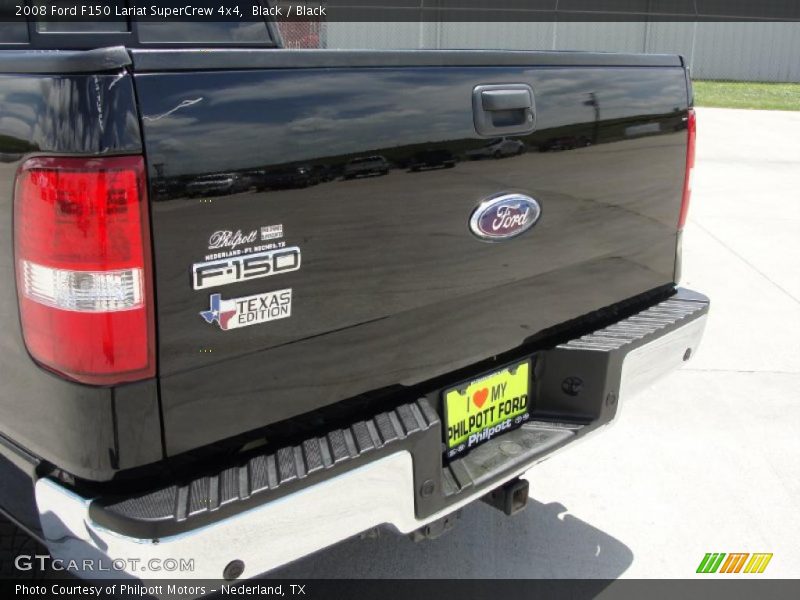 Black / Black 2008 Ford F150 Lariat SuperCrew 4x4