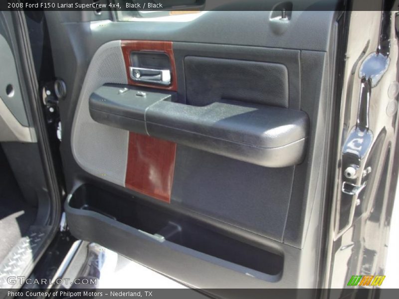Black / Black 2008 Ford F150 Lariat SuperCrew 4x4