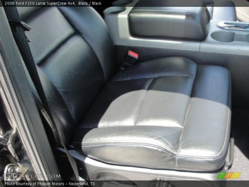 Black / Black 2008 Ford F150 Lariat SuperCrew 4x4