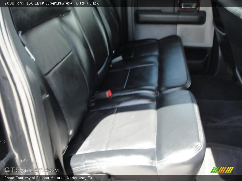 Black / Black 2008 Ford F150 Lariat SuperCrew 4x4