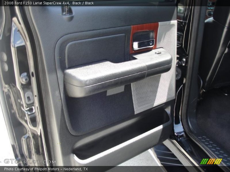 Black / Black 2008 Ford F150 Lariat SuperCrew 4x4