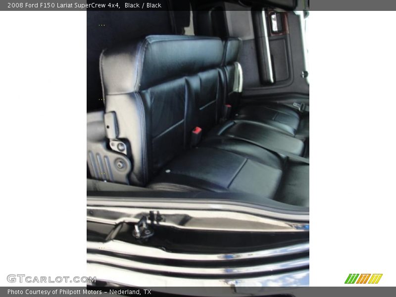 Black / Black 2008 Ford F150 Lariat SuperCrew 4x4