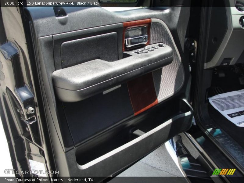 Black / Black 2008 Ford F150 Lariat SuperCrew 4x4