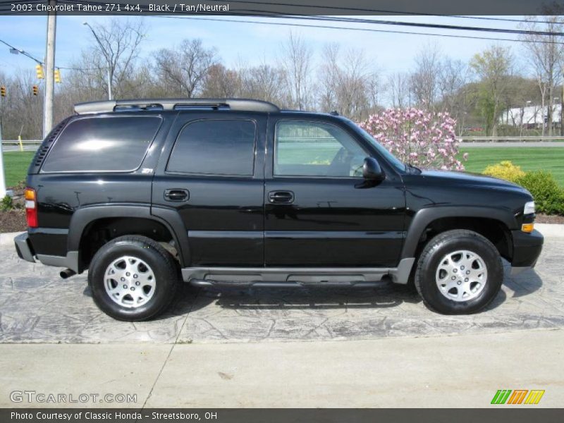 Black / Tan/Neutral 2003 Chevrolet Tahoe Z71 4x4