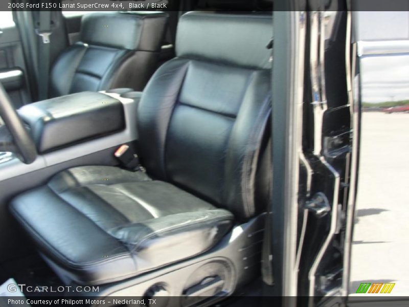 Black / Black 2008 Ford F150 Lariat SuperCrew 4x4