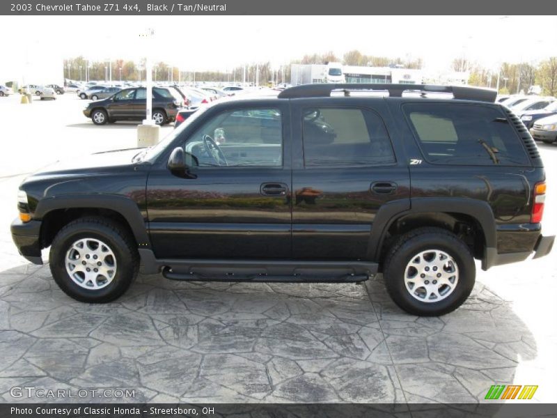 Black / Tan/Neutral 2003 Chevrolet Tahoe Z71 4x4