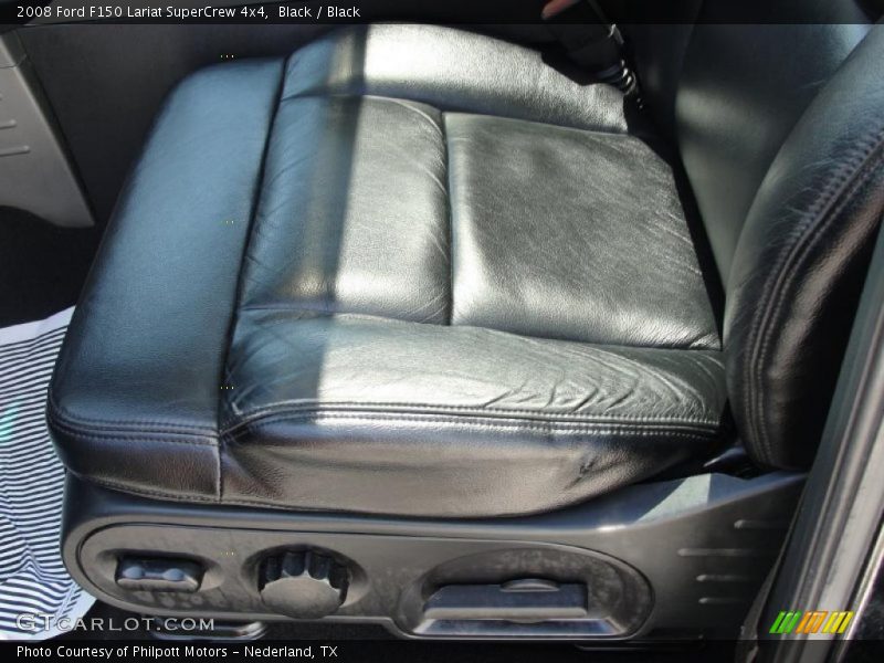 Black / Black 2008 Ford F150 Lariat SuperCrew 4x4