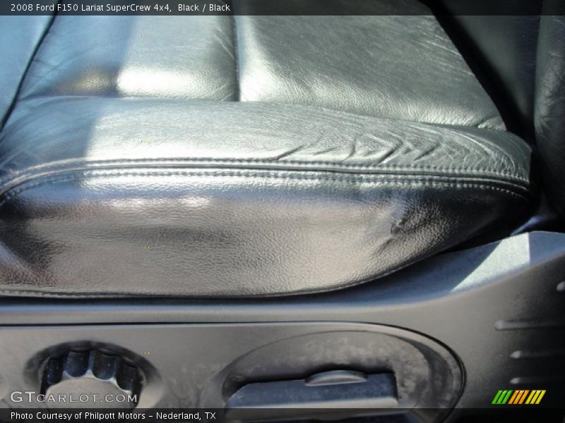 Black / Black 2008 Ford F150 Lariat SuperCrew 4x4