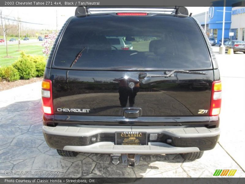 Black / Tan/Neutral 2003 Chevrolet Tahoe Z71 4x4