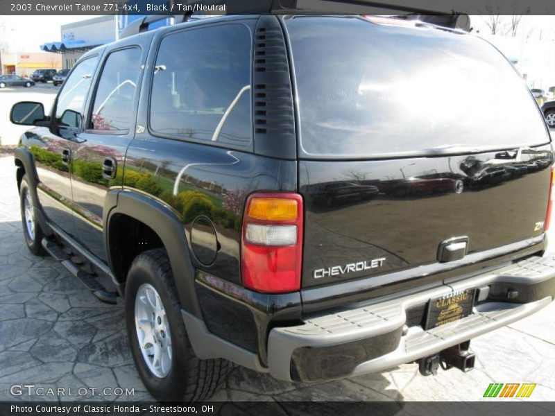 Black / Tan/Neutral 2003 Chevrolet Tahoe Z71 4x4