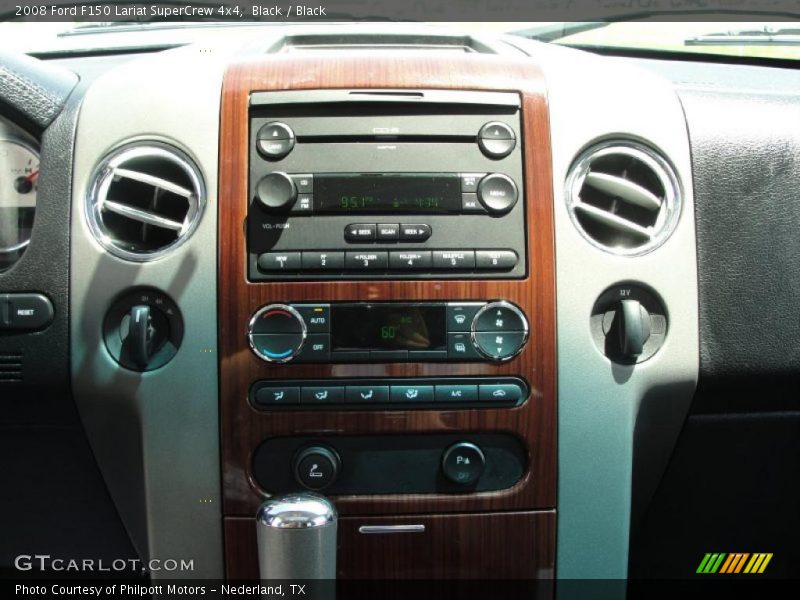 Black / Black 2008 Ford F150 Lariat SuperCrew 4x4