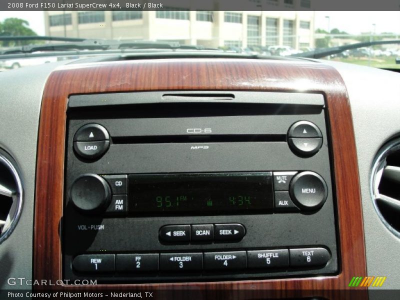 Black / Black 2008 Ford F150 Lariat SuperCrew 4x4