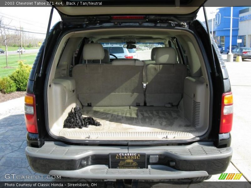 Black / Tan/Neutral 2003 Chevrolet Tahoe Z71 4x4