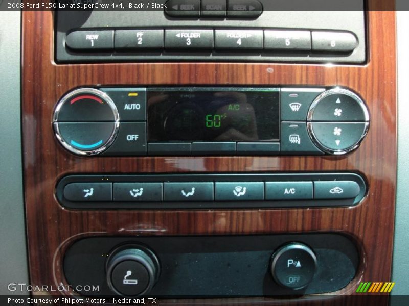 Black / Black 2008 Ford F150 Lariat SuperCrew 4x4