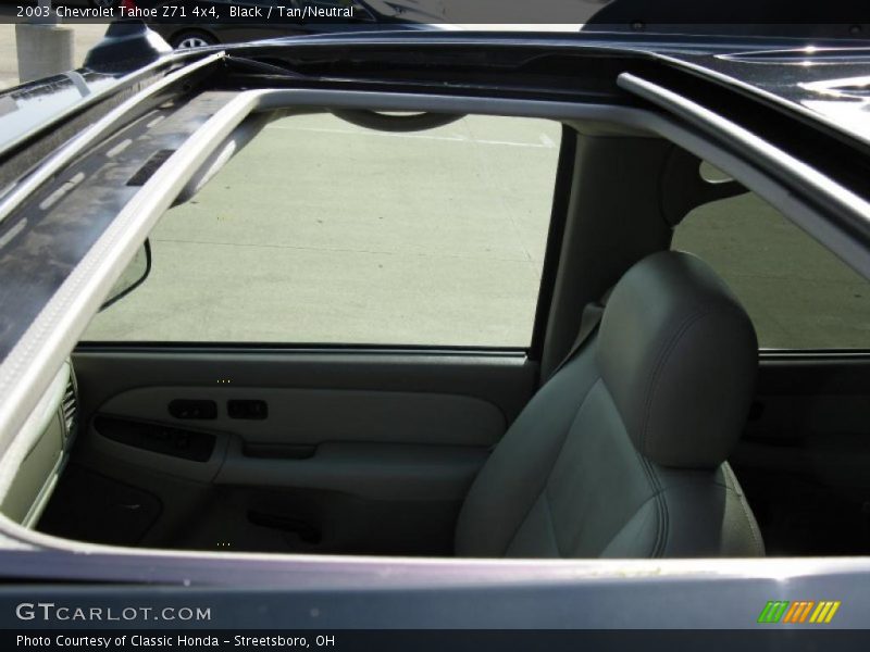 Black / Tan/Neutral 2003 Chevrolet Tahoe Z71 4x4