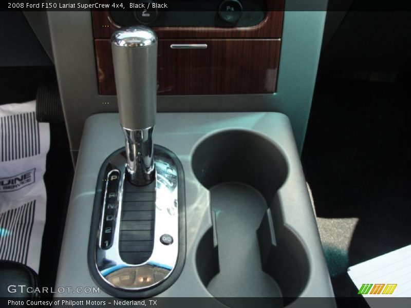 Black / Black 2008 Ford F150 Lariat SuperCrew 4x4