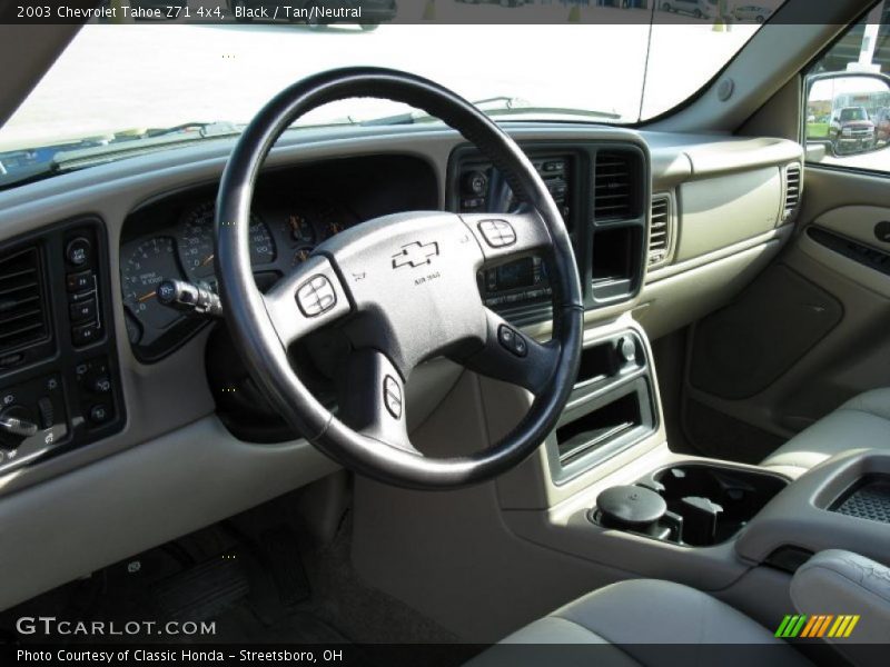 Black / Tan/Neutral 2003 Chevrolet Tahoe Z71 4x4