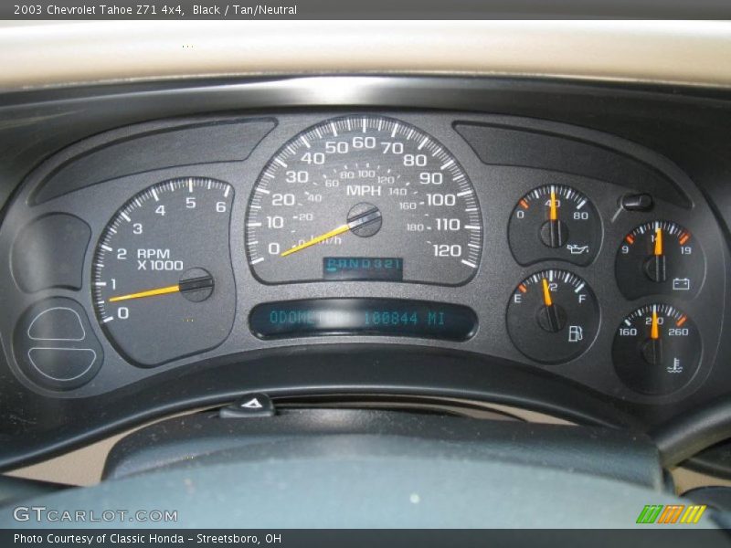 Black / Tan/Neutral 2003 Chevrolet Tahoe Z71 4x4