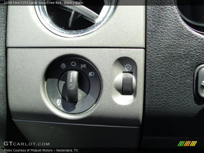 Black / Black 2008 Ford F150 Lariat SuperCrew 4x4