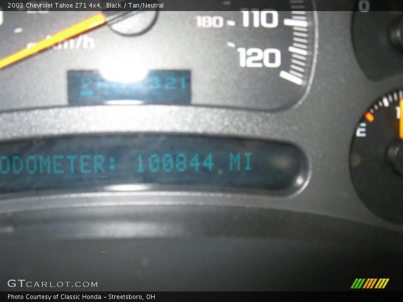 Black / Tan/Neutral 2003 Chevrolet Tahoe Z71 4x4