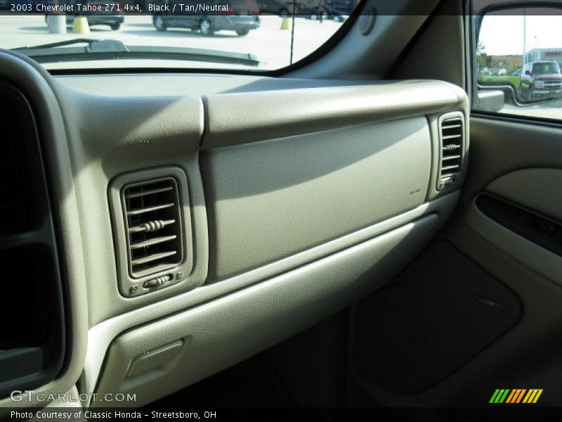 Black / Tan/Neutral 2003 Chevrolet Tahoe Z71 4x4