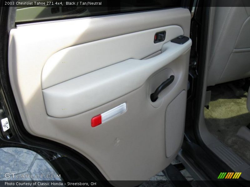 Black / Tan/Neutral 2003 Chevrolet Tahoe Z71 4x4