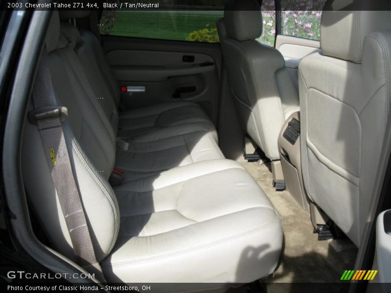 Black / Tan/Neutral 2003 Chevrolet Tahoe Z71 4x4