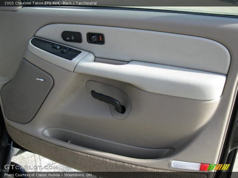 Black / Tan/Neutral 2003 Chevrolet Tahoe Z71 4x4
