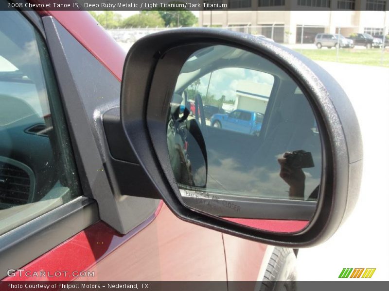 Deep Ruby Metallic / Light Titanium/Dark Titanium 2008 Chevrolet Tahoe LS