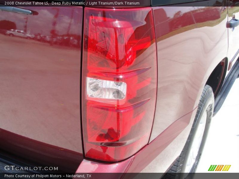 Deep Ruby Metallic / Light Titanium/Dark Titanium 2008 Chevrolet Tahoe LS