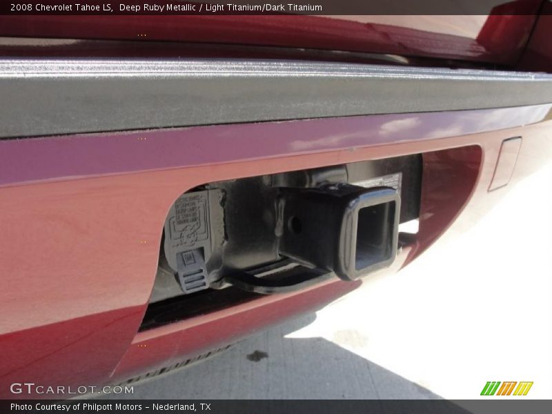 Deep Ruby Metallic / Light Titanium/Dark Titanium 2008 Chevrolet Tahoe LS