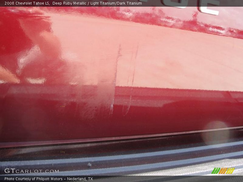 Deep Ruby Metallic / Light Titanium/Dark Titanium 2008 Chevrolet Tahoe LS