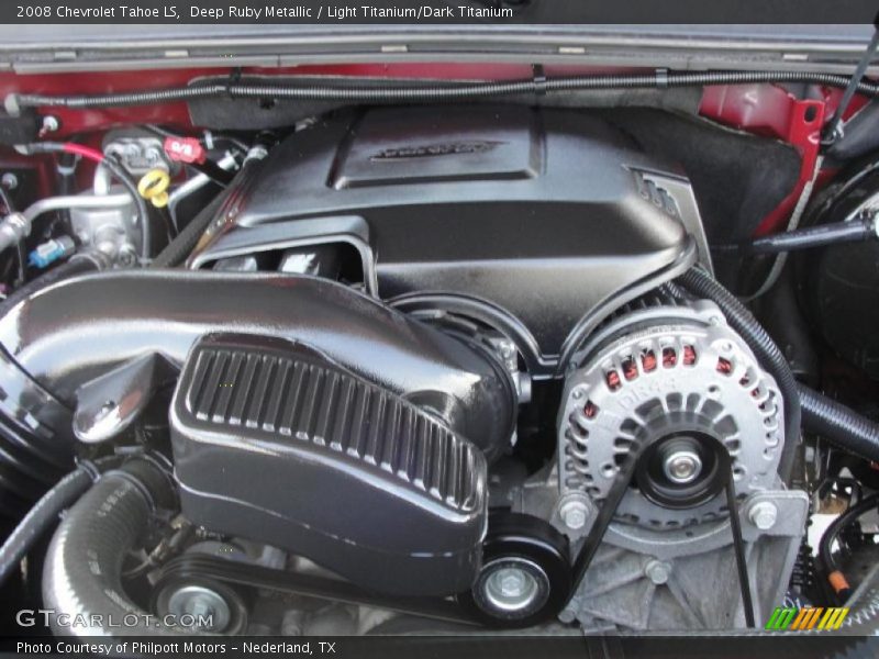 Deep Ruby Metallic / Light Titanium/Dark Titanium 2008 Chevrolet Tahoe LS