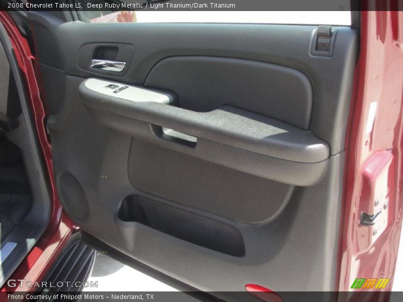 Deep Ruby Metallic / Light Titanium/Dark Titanium 2008 Chevrolet Tahoe LS