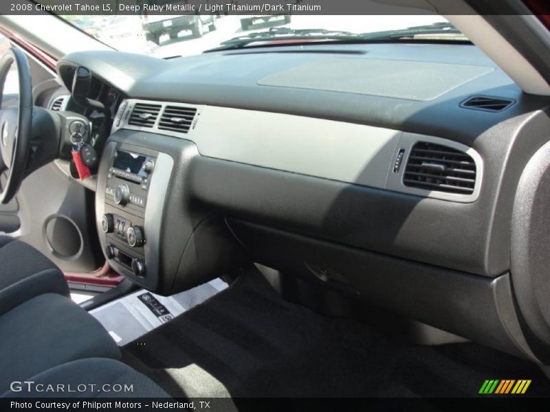 Deep Ruby Metallic / Light Titanium/Dark Titanium 2008 Chevrolet Tahoe LS