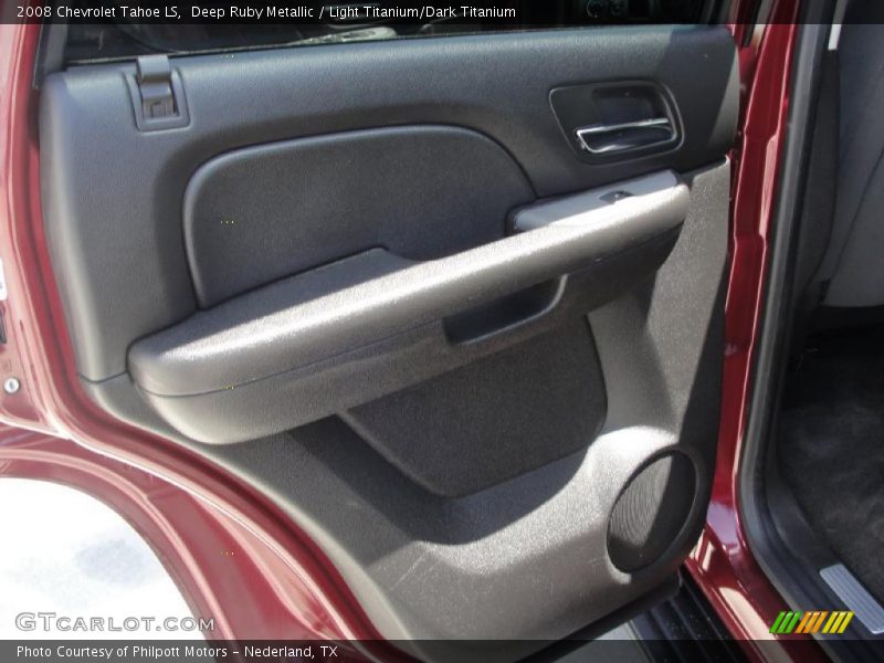 Deep Ruby Metallic / Light Titanium/Dark Titanium 2008 Chevrolet Tahoe LS