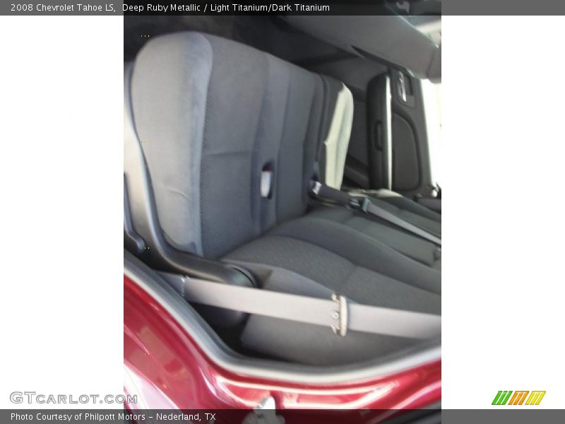 Deep Ruby Metallic / Light Titanium/Dark Titanium 2008 Chevrolet Tahoe LS