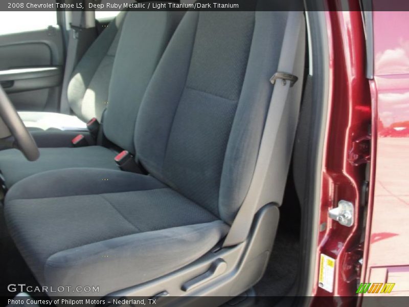Deep Ruby Metallic / Light Titanium/Dark Titanium 2008 Chevrolet Tahoe LS